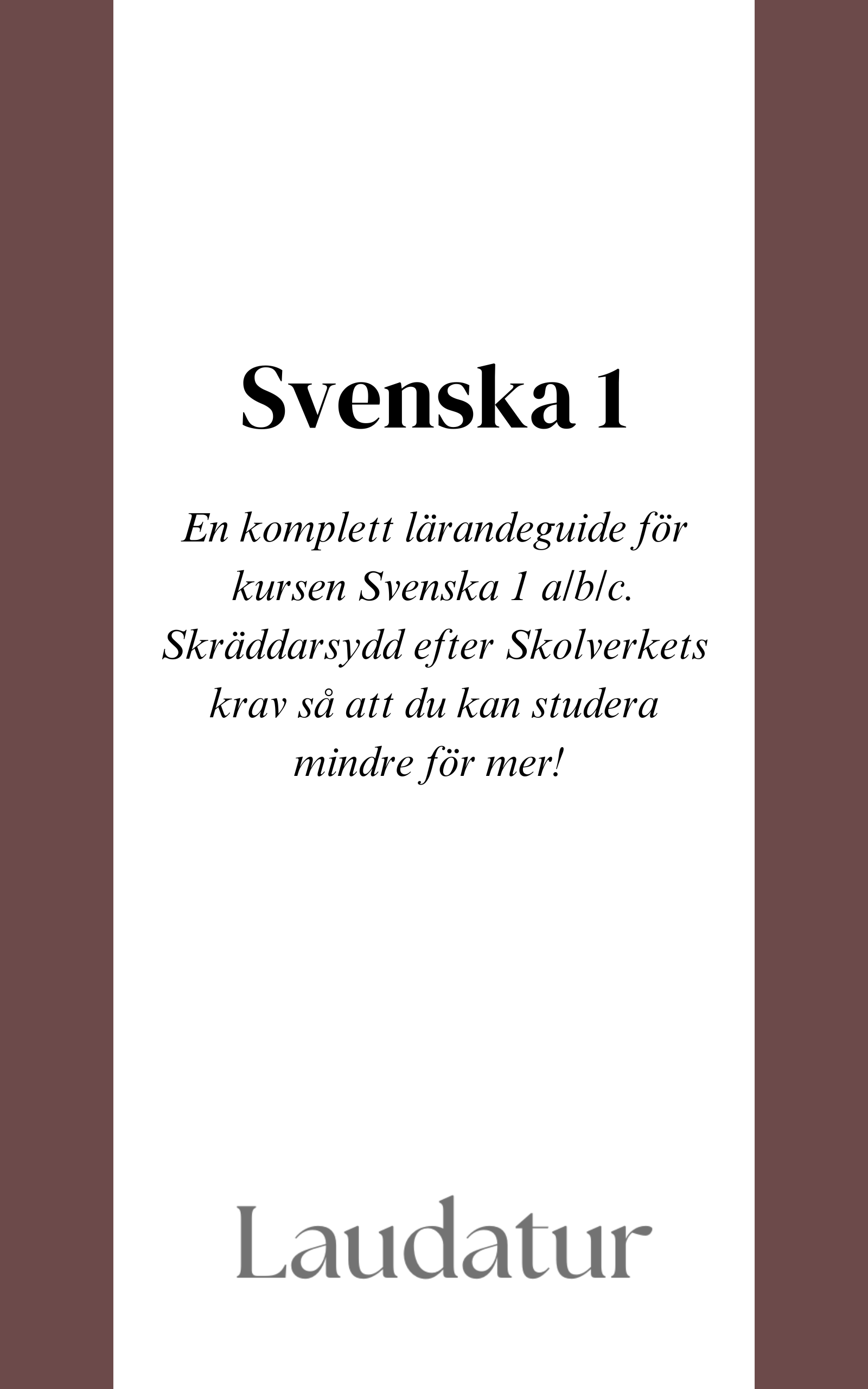 Samhällsvetenskapsprogrammet årskurs 1