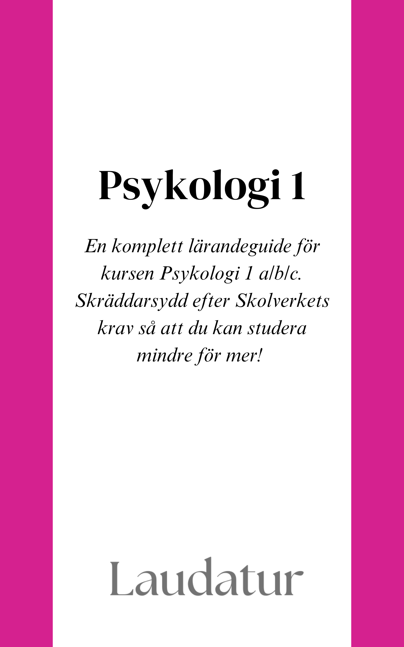 Samhällsvetenskapsprogrammet årskurs 1