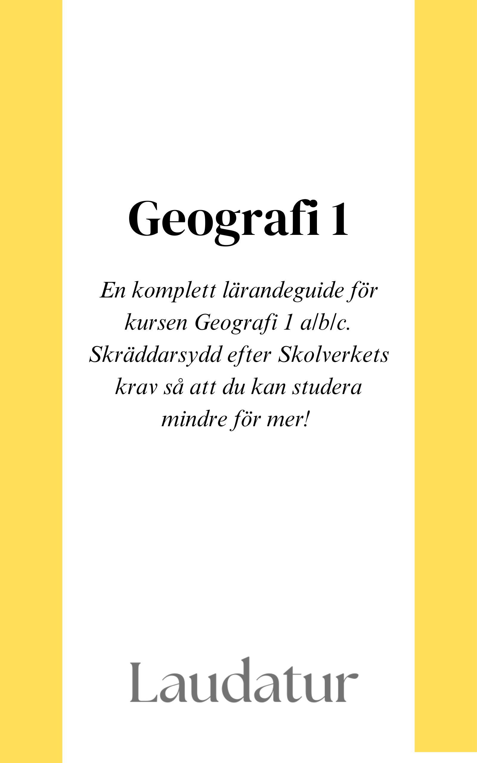 Geografi 1